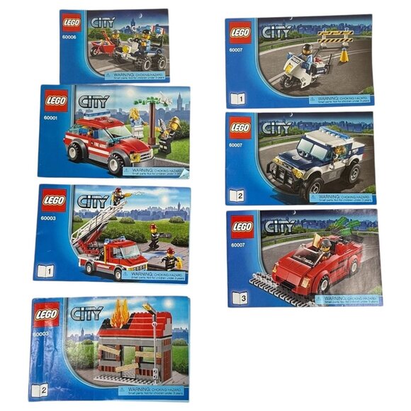 LEGO City Instruction Manuals Lot of 23Mixed Sets Complete & Partial See Detail - Picture 4 of 7